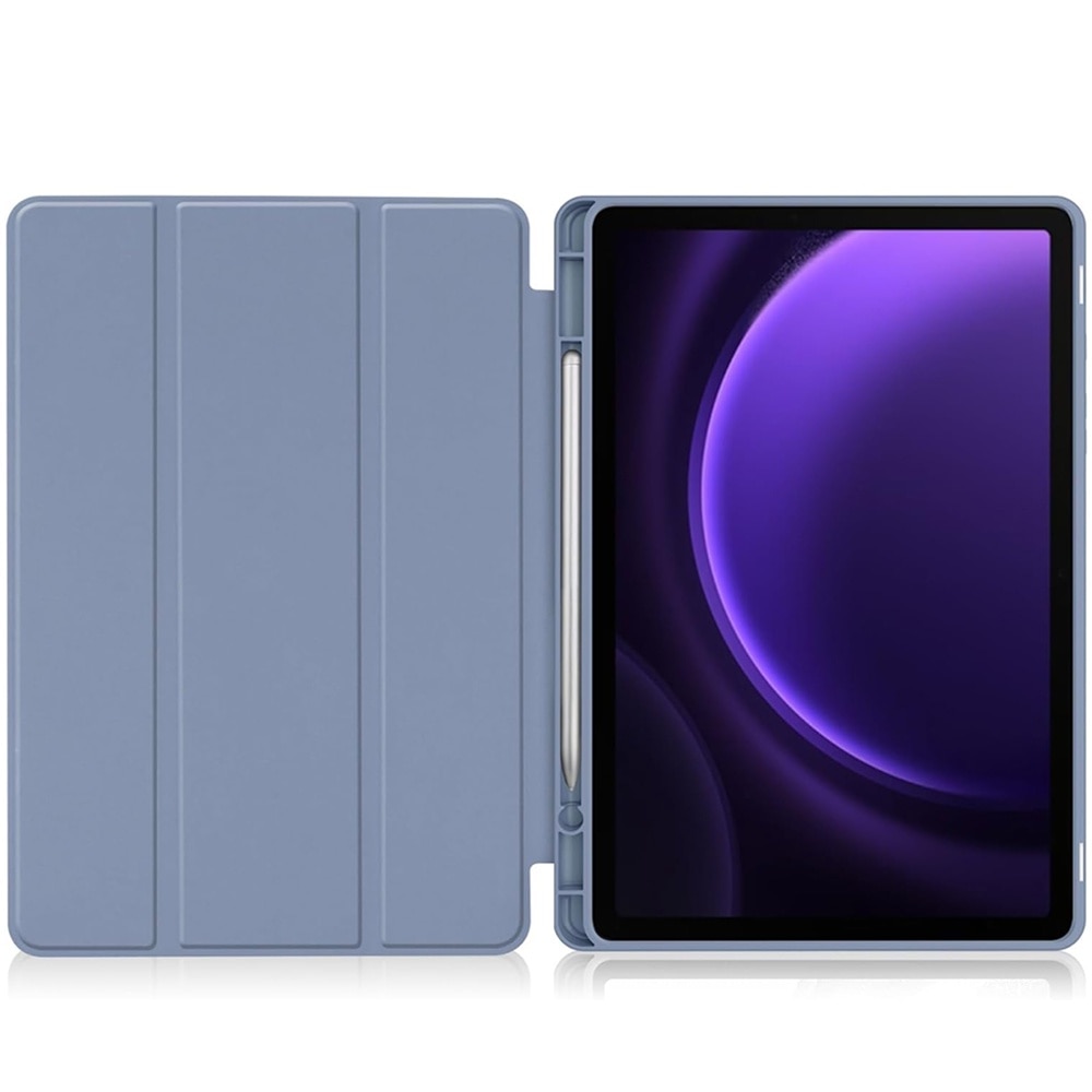 Husa compatibila cu Samsung Galaxy Tab S9 FE, 10.9 inchi, Tip carte, Comando Tab Protect, Protectie completa, Functie Stand, Mov
