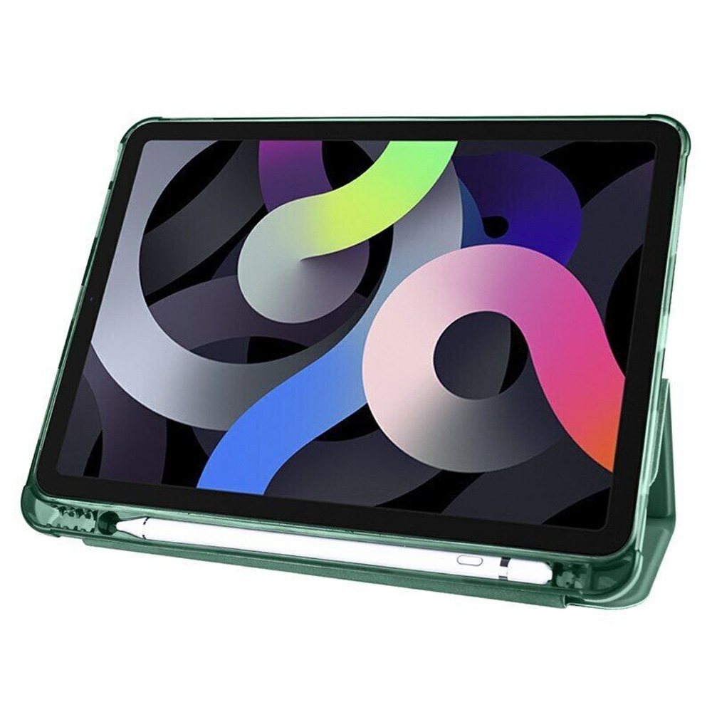 Husa compatibila cu Samsung Galaxy Tab S6 Lite (2020 / 2022 / 2024), 10.4 inchi, Tip carte, Comando Tab Protect, Protectie completa, Functie Stand, Verde Inchis