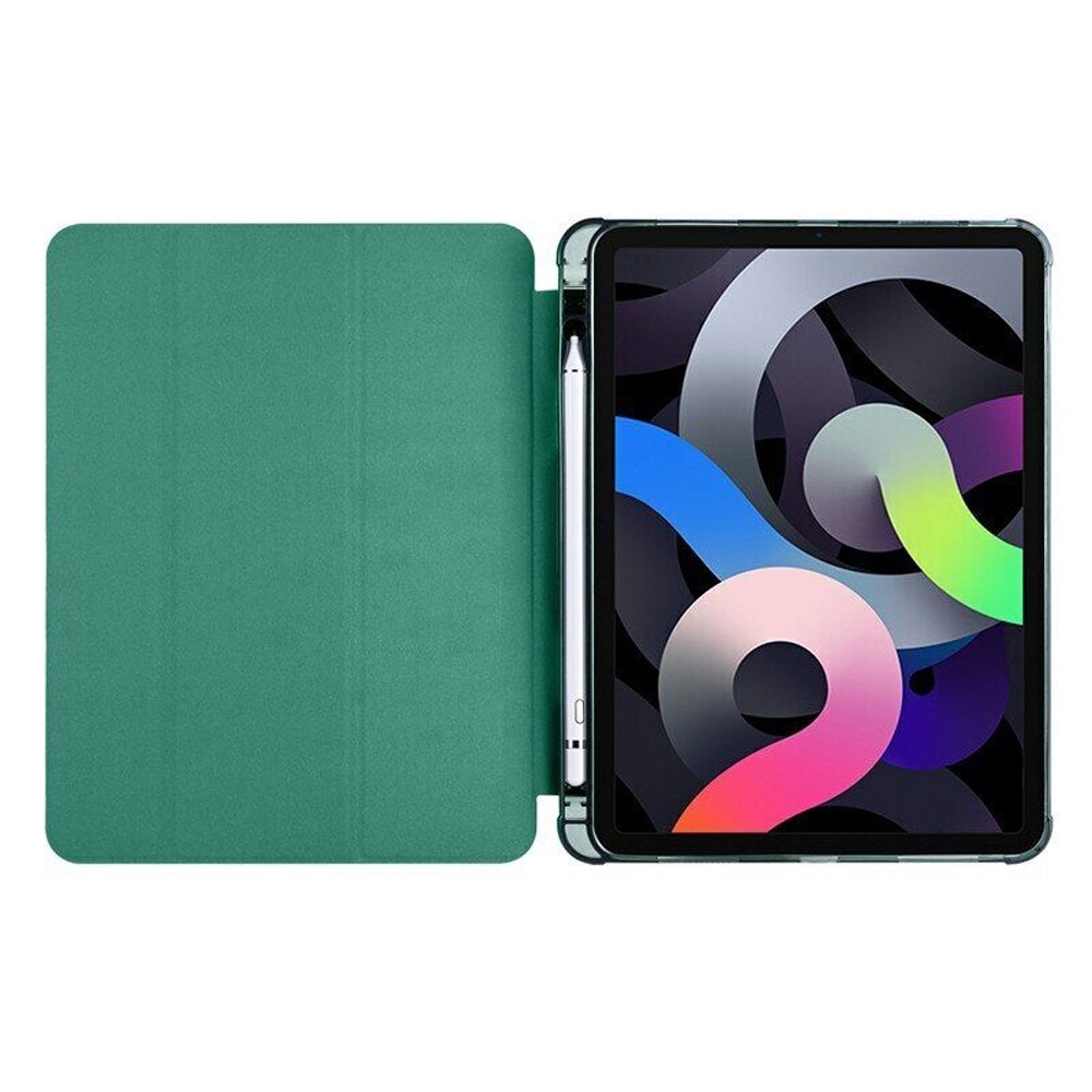 Husa compatibila cu Samsung Galaxy Tab S6 Lite (2020 / 2022 / 2024), 10.4 inchi, Tip carte, Comando Tab Protect, Protectie completa, Functie Stand, Verde Inchis
