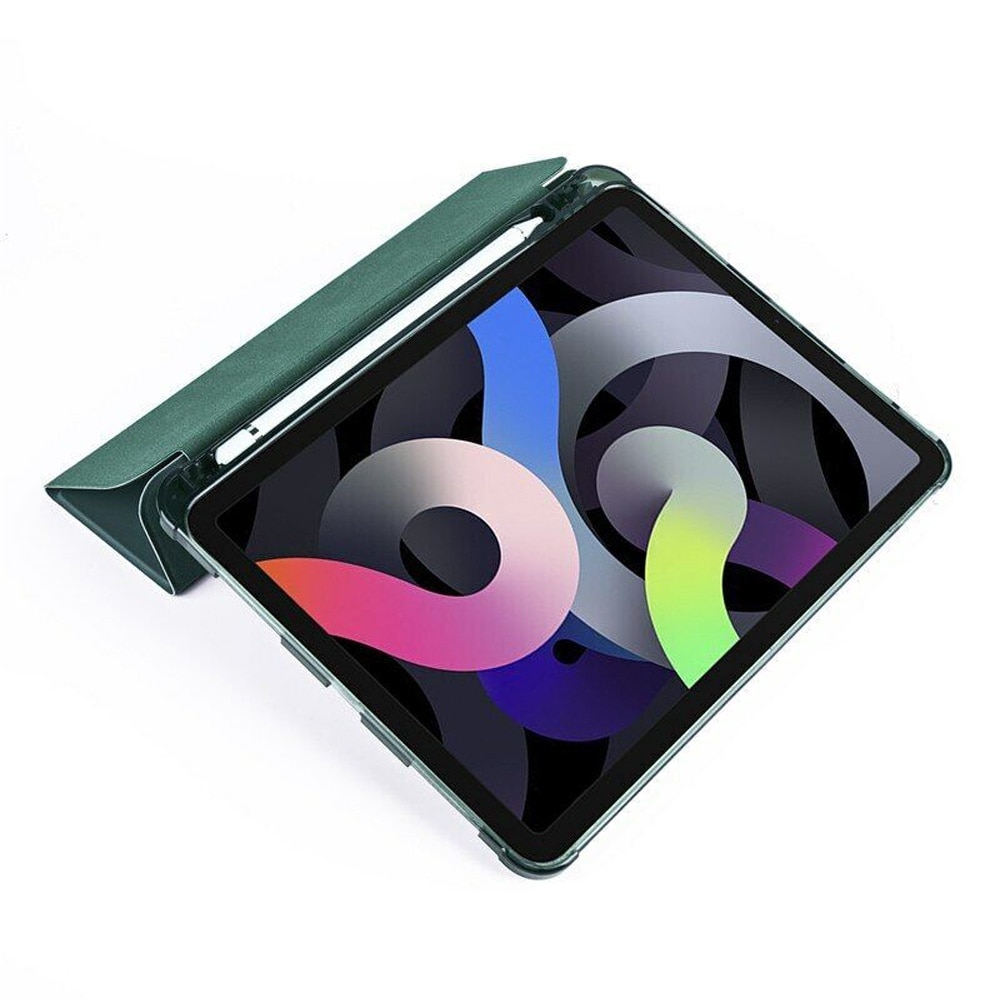 Husa compatibila cu Samsung Galaxy Tab S6 Lite (2020 / 2022 / 2024), 10.4 inchi, Tip carte, Comando Tab Protect, Protectie completa, Functie Stand, Verde Inchis