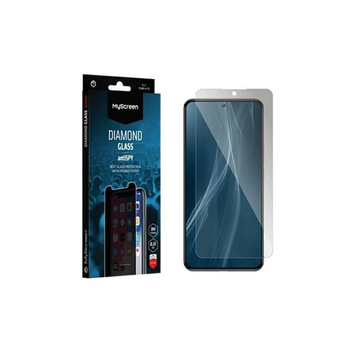 MyScreen Diamond Glass Lite Edge teljesképernyős betekintésvédett edzett üveg iPhone 15