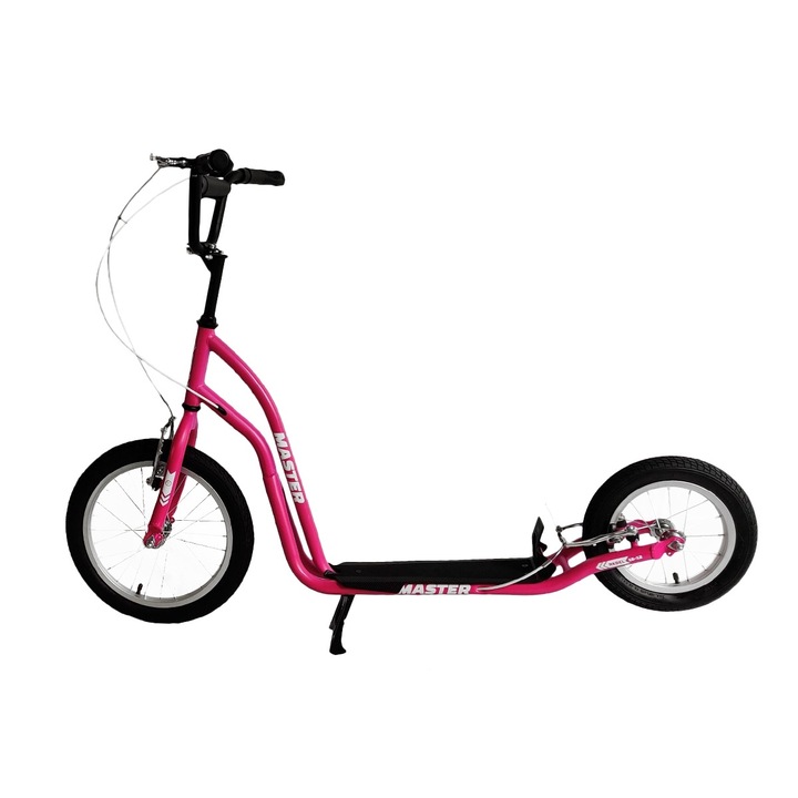 Master Rebel Roller, 16-12, kerék 40x30cm, rózsaszín, állítható magasságú, 85-93cm