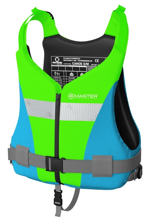 Vesta de salvare Master Eleave, ajustabila, verde-albastru, L-XL