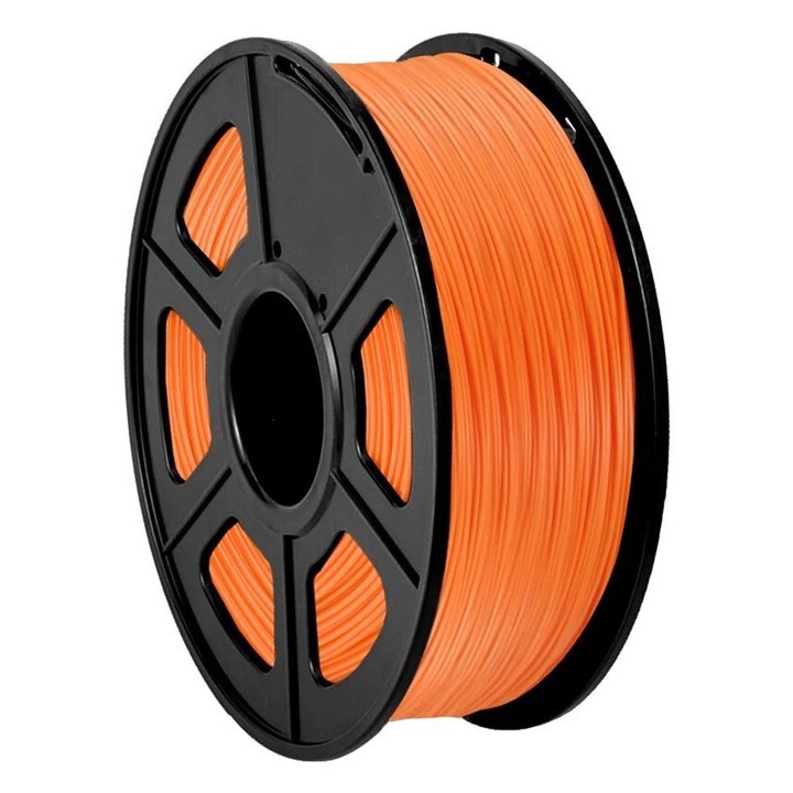 Filament 3D PLA Plus, 1.75mm, 1KG, portocaliu