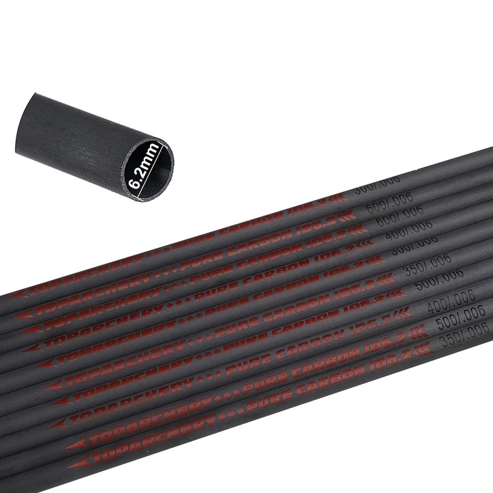 Set 12 Sageti de Carbon, Pentru Vanat, Rezistent, Precis, SP 400, 78.7 cm, Negru