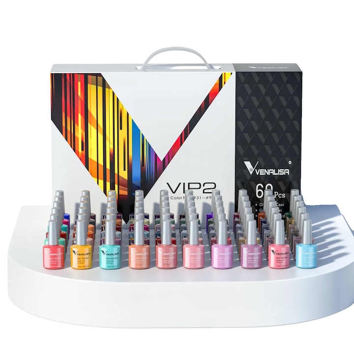 Set oja Gel UV, 36 culori, Nude Pink Jelly, Glitter, 7.5ml, Rezistenta 3-4 saptamani