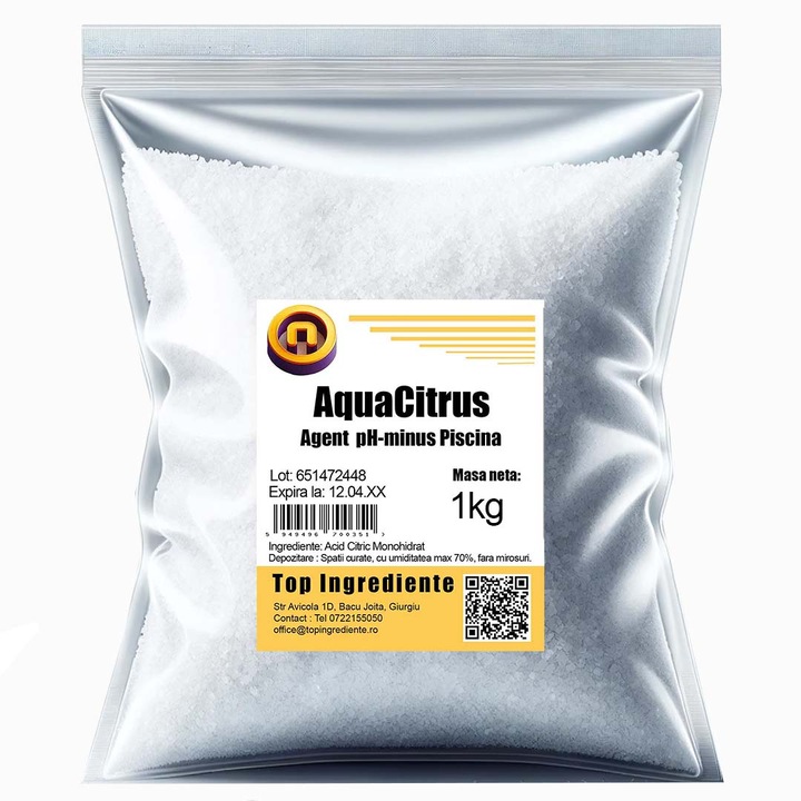 AquaCitrus - pH-mínusz szabályozó uszodához 1kg