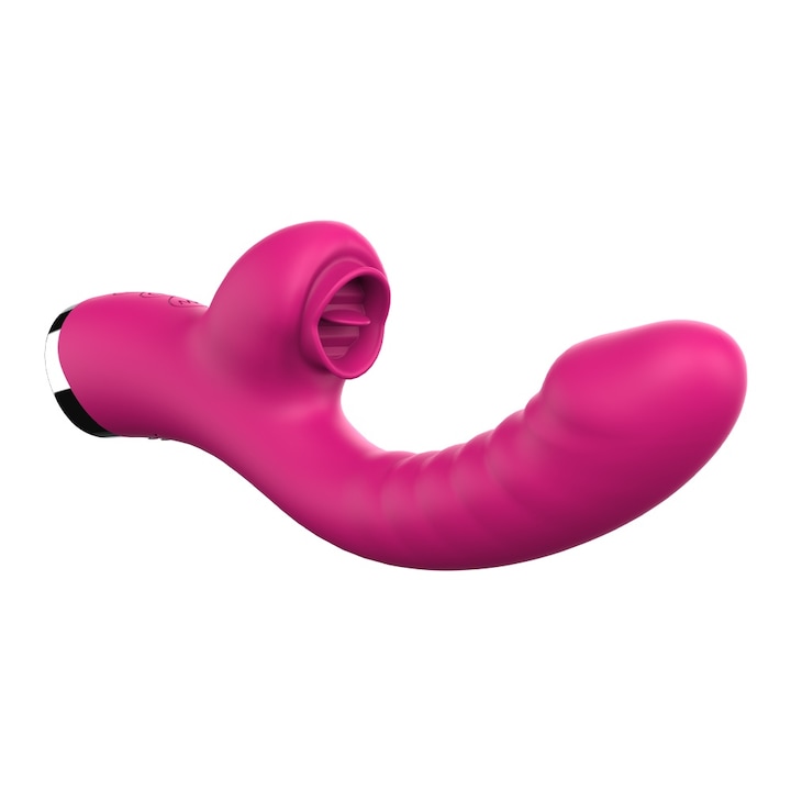 Вибратор FairyKiss, 23.5x4cm, Rose Red