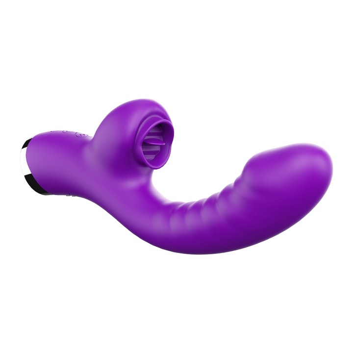 Вибратор, FairyKiss, 23.5x4cm, лилав