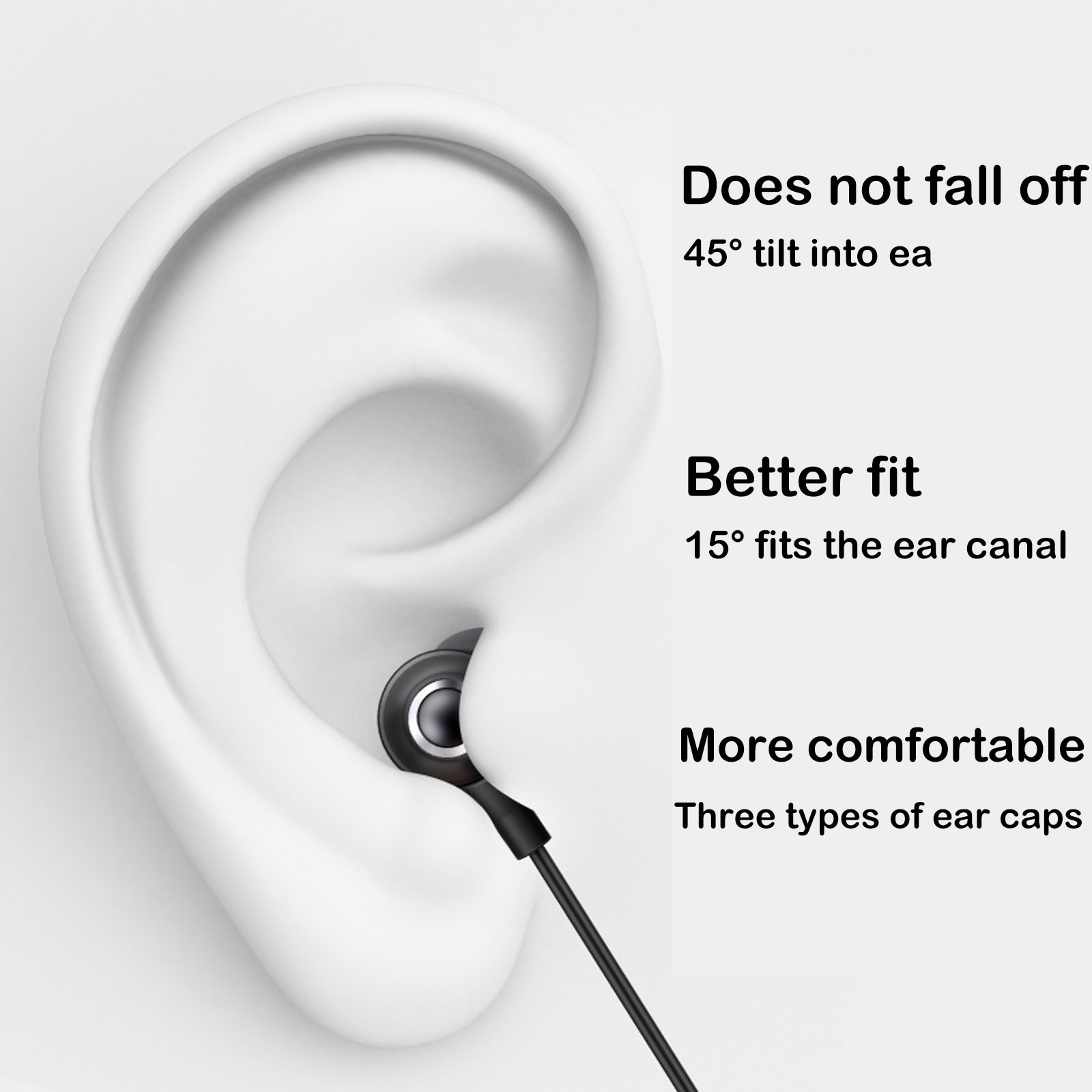 Casti Cu Fir, Zggzerg, In-Ear, Type-C, Reducerea zgomotului, Cu bass puternic si control al firului, Telecomanda pentru apeluri/volum, Microfon incorporabil, Compatibile pentru PC, telefon, laptop, TPE, 1.2 m, Negru