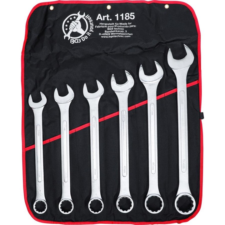 BGS csillag-villáskulcs készlet 6 db-os 34-50 mm polírozott fejjel