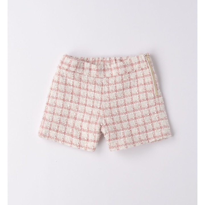 Kockás rövidnadrág lányoknak, Sarabanda, 0.6599, Rózsaszín