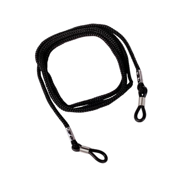 Snur din sfoara pentru ochelari, Negru, PriStyle