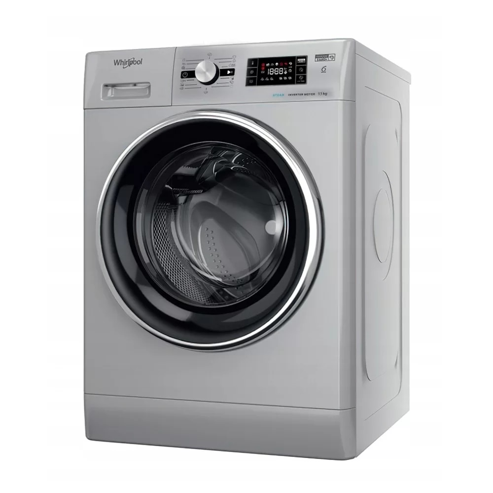 Masina de spalat profesionala Whirlpool,1400rpm, Argintiu, 11kg