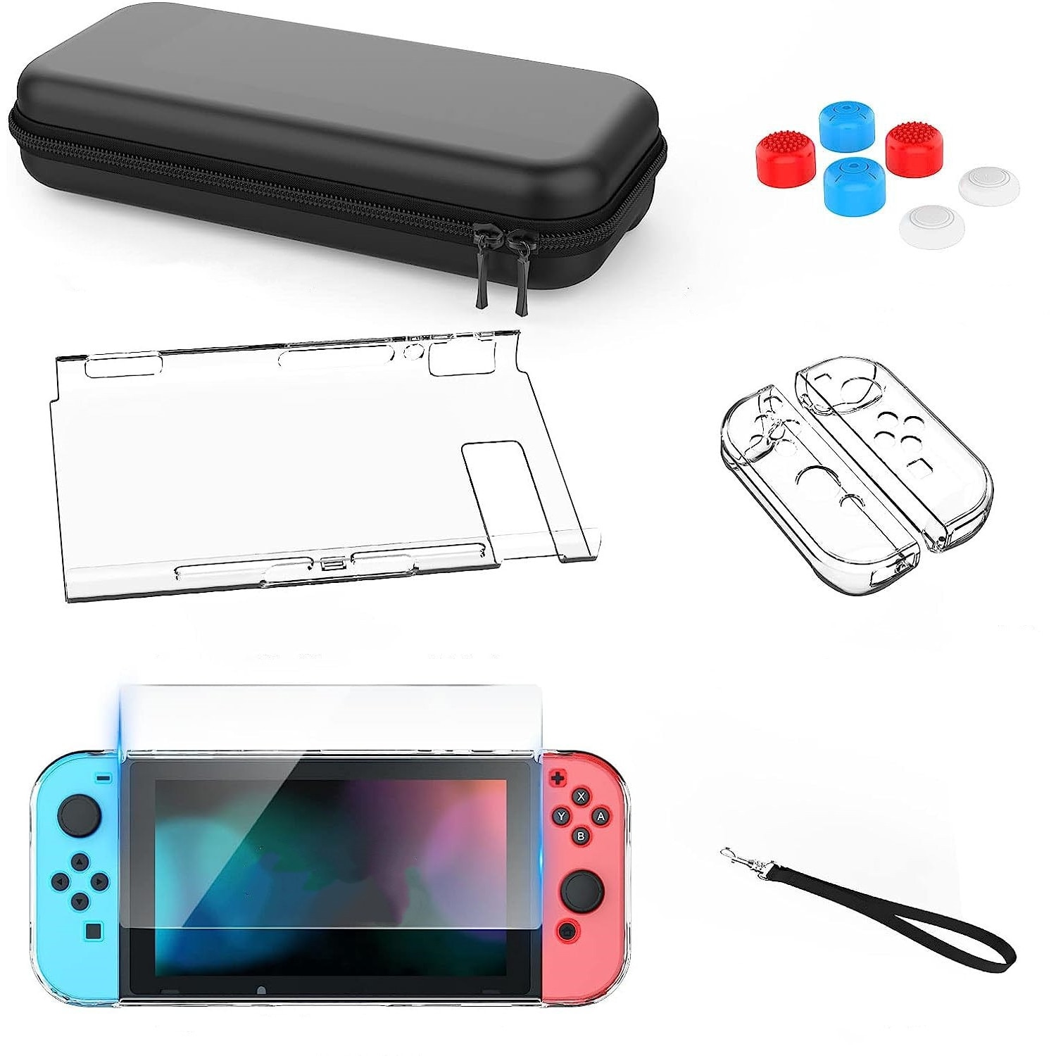 Consola NINTENDO Switch Sports Bundle, 4GB RAM, 32GB Stocare, Neon Red /  Neon Blue