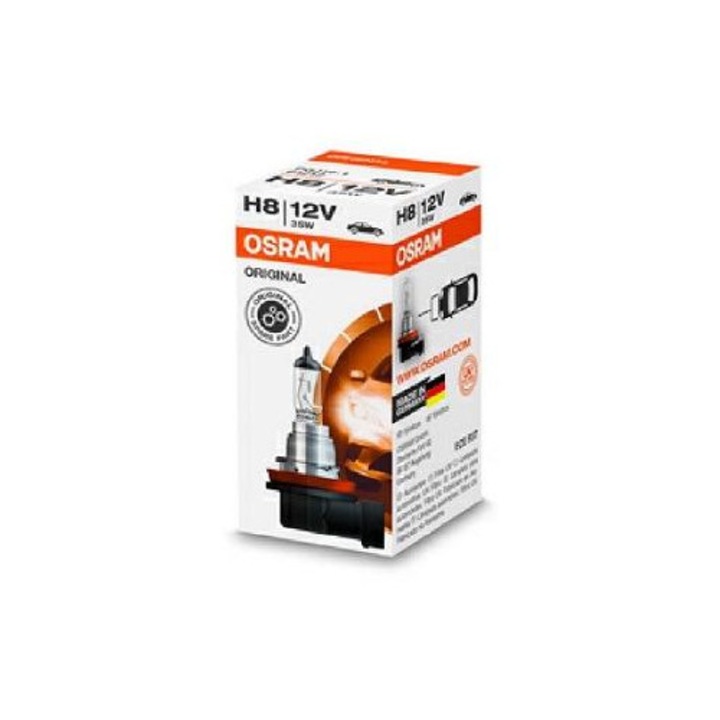 Bec auto pentru far halogen Osram H8, 12V, 35W