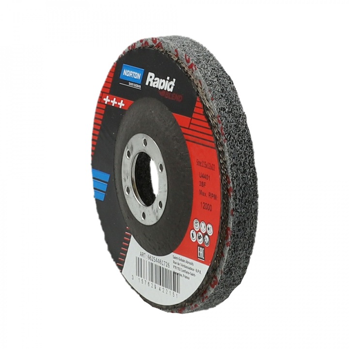 Norton Rapid Blend NEX DPC tisztítókorong Ø115x12x22 mm NEX2SF