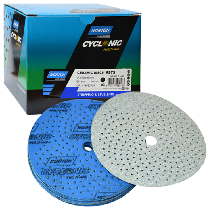 Cyclonic Multi-Air A975 csiszolókorong Ø150 Kék