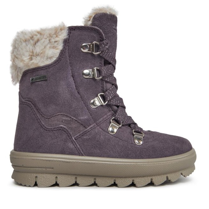 Pantofi copii Superfit, 303170592, Piele intoarsa/Textil, Violet