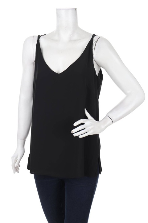 Tricou dama, Comma, Poliester, Negru, 40 EU