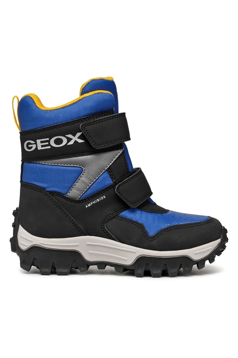 Geox, Ботуши за сняг Himalaya Abx, Черен/Пепеляво сиво/Кралско Синьо