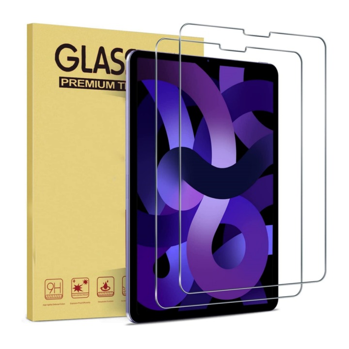 Комплект от 2 фолиа от закалено стъкло за Apple iPad Air 5 / Air 4 10.9"/ iPad Pro 11" 4 3 2 1 Gen, Secure Glass, enkourakoko®