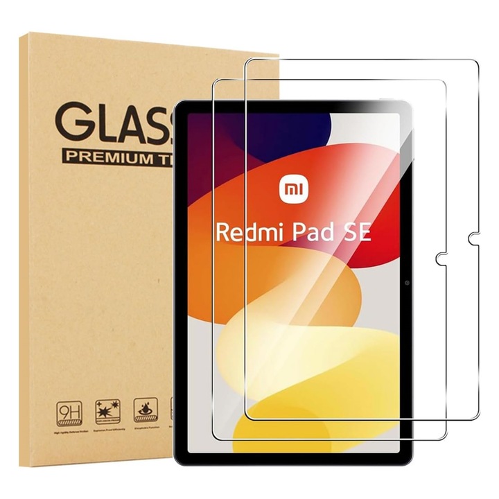 Комплект от 2 фолиа от закалено стъкло за Xiaomi Redmi Pad SE 11,0 инча Secure Glass, enkourakoko®