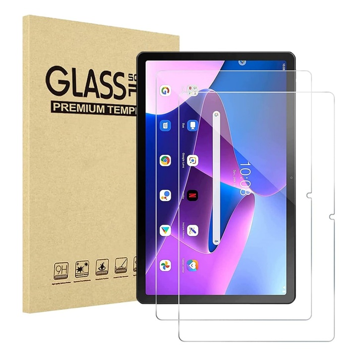 Комплект от 2 фолиа от закалено стъкло за Lenovo Tab P11 2-ро поколение, 11,5 инча Secure Glass, enkourakoko®