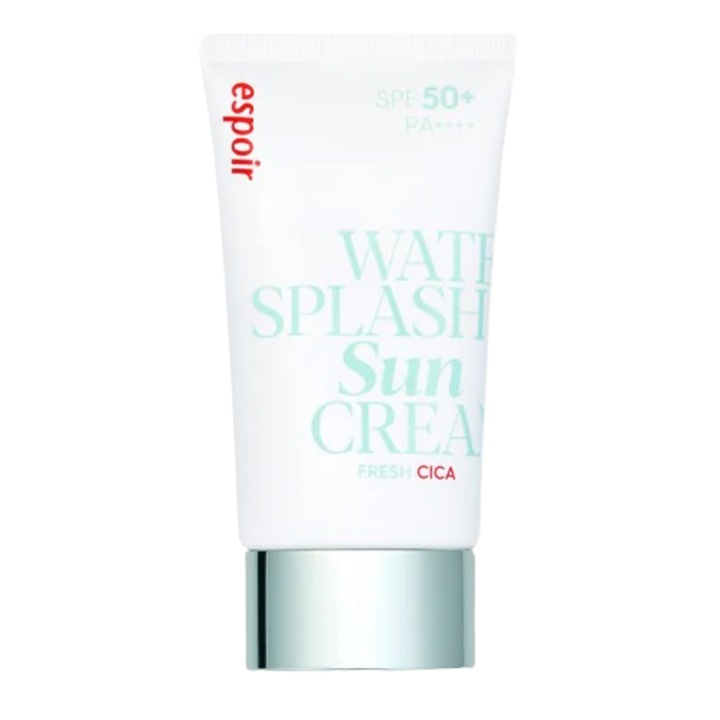Crema de protectie solara, Espoir, Water Splash, Fresh Cica, Tone Up, 60 ml, SPF50+ PA++++