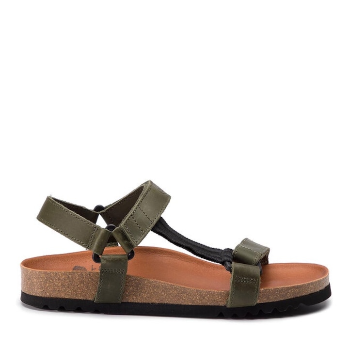 Дамски сандали Scholl, 200923772, Естествена кожа/Нубук, 44 EU, Зелени