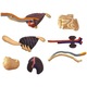Jucarie educativa, figurina anatomica Mappy 4D Vision Animal - Dinozaur T-Rex, 36 piese detasabile