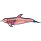 Jucarie educativa, figurina anatomica Mappy 4D Vision Animal - Delfin, 18 piese detasabile