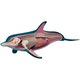 Jucarie educativa, figurina anatomica Mappy 4D Vision Animal - Delfin, 18 piese detasabile