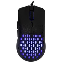 Mouse Gaming cu fir Barracuda OCTOPUS, 3200 DPI, 125Hz, 30IPS, 8G, Chipset INSTANT 603EP, Switch-uri HUANO, 7 Culori LED, Cablu 1,5m PVC, 70g, Negru