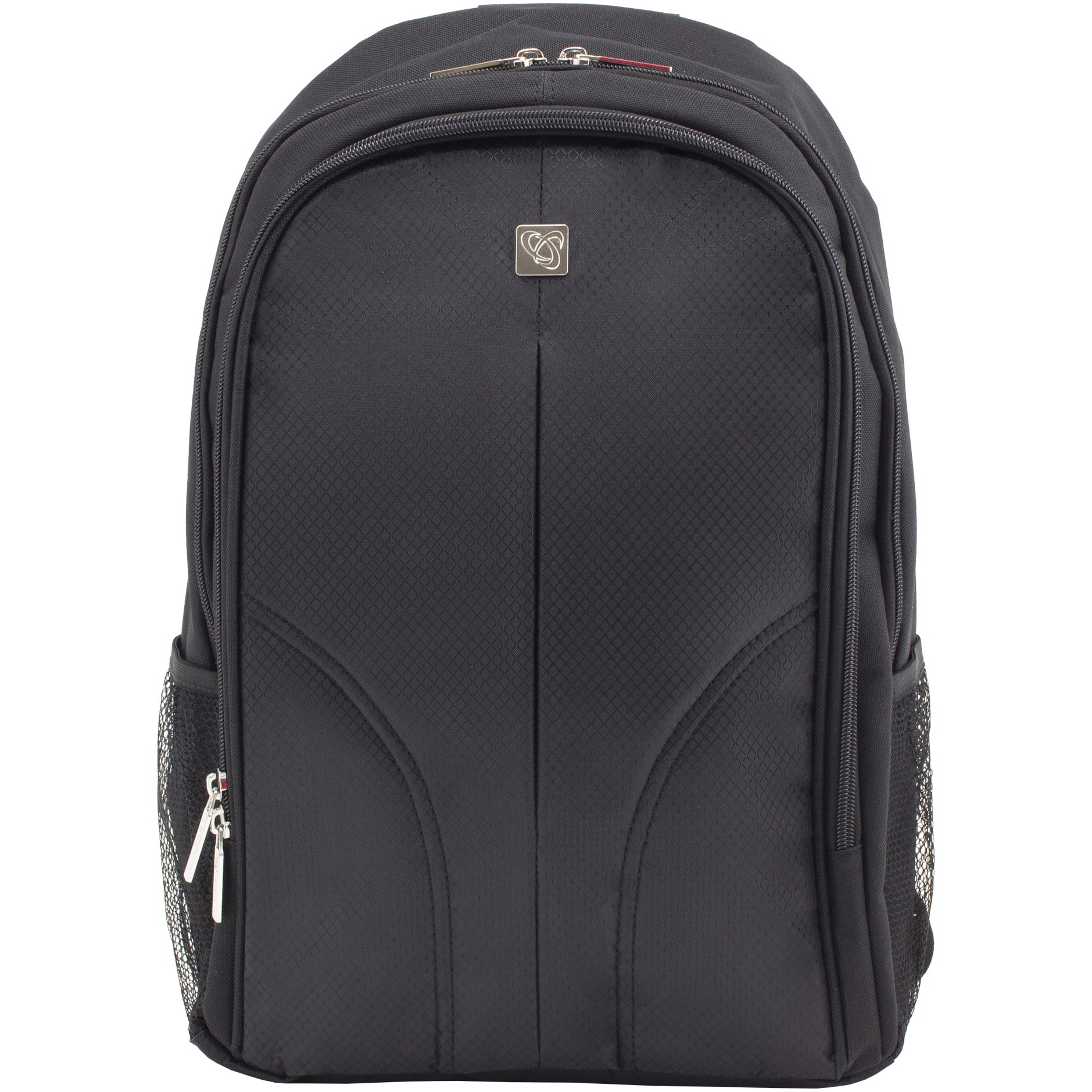 Rucsac Laptop Sbox BOSTON, Compartiment Laptop max. 15.6", Buzunare laterale, Bretele Captusite, Rezistent la apa, Dimensiuni 43 x 33 x 12 cm, Negru