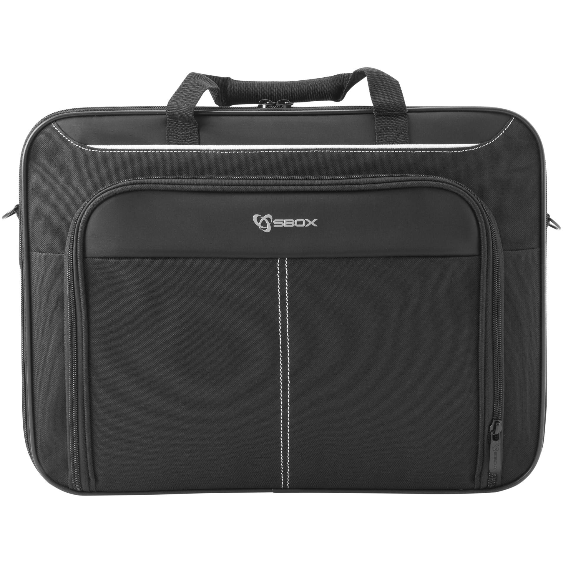 Geanta Laptop Sbox HONK-KONG, Compartiment Laptop Max. 15.6", Rezistent la apa, Compartiment Accesorii, Buzunar Exterior, Bretea de Umar Detasabila, Neagra