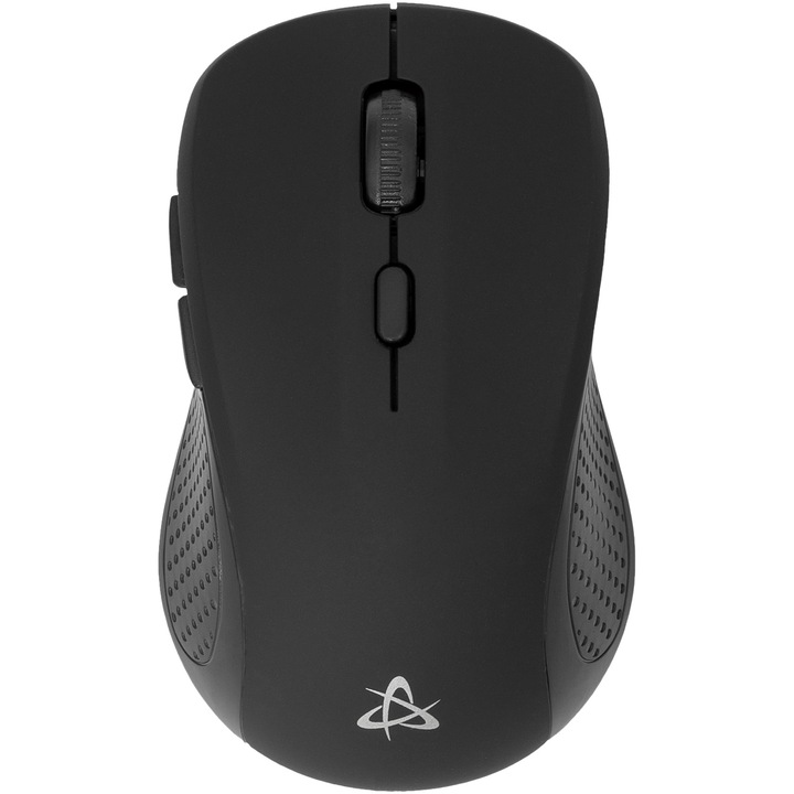Безжична мишка Sbox WM-993, 1600DPI, 6D оптичен сензор, Dongle Nano 2.4Ghz., 6 бутона, 129 гр., Гумено покритие, Черен