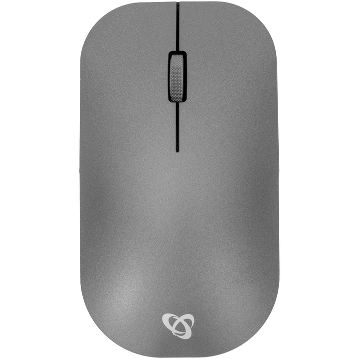 Мишка Bluetooth Sbox WM-113, 1600DPI, Dual Mode Wireless и Dongle Nano 2.4Ghz, 6 бутона, 79 гр, Silver