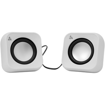 Boxe PC 2.0 Sbox SP-203, 2 x 2.2W, Alimentare USB, Interfata Audio Jack 3.5 mm, Cablu 0.6m, Alb