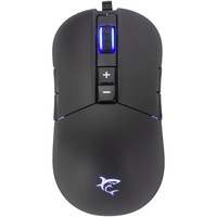 Mouse Gaming cu fir White Shark ARTHUR Ambidextru, 10.000 DPI, 1.000Hz, 100IPS, 20G, Chipset PIXART A3325, Switch-uri HUANO, Butoane Programabile, RGB LED, Cablu braided 1,8m, 100gr., Matte Coating, Negru
