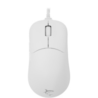Mouse Gaming cu fir White Shark GRAPHENE, 12.400 DPI, 1.000Hz, 60IPS, 30G, Chipset PIXART 3327, Switch-uri HUANO 20M, Butoane Programabile, RGB LED, Cablu braided 1,5m, 47gr., Matte Coating, Alb