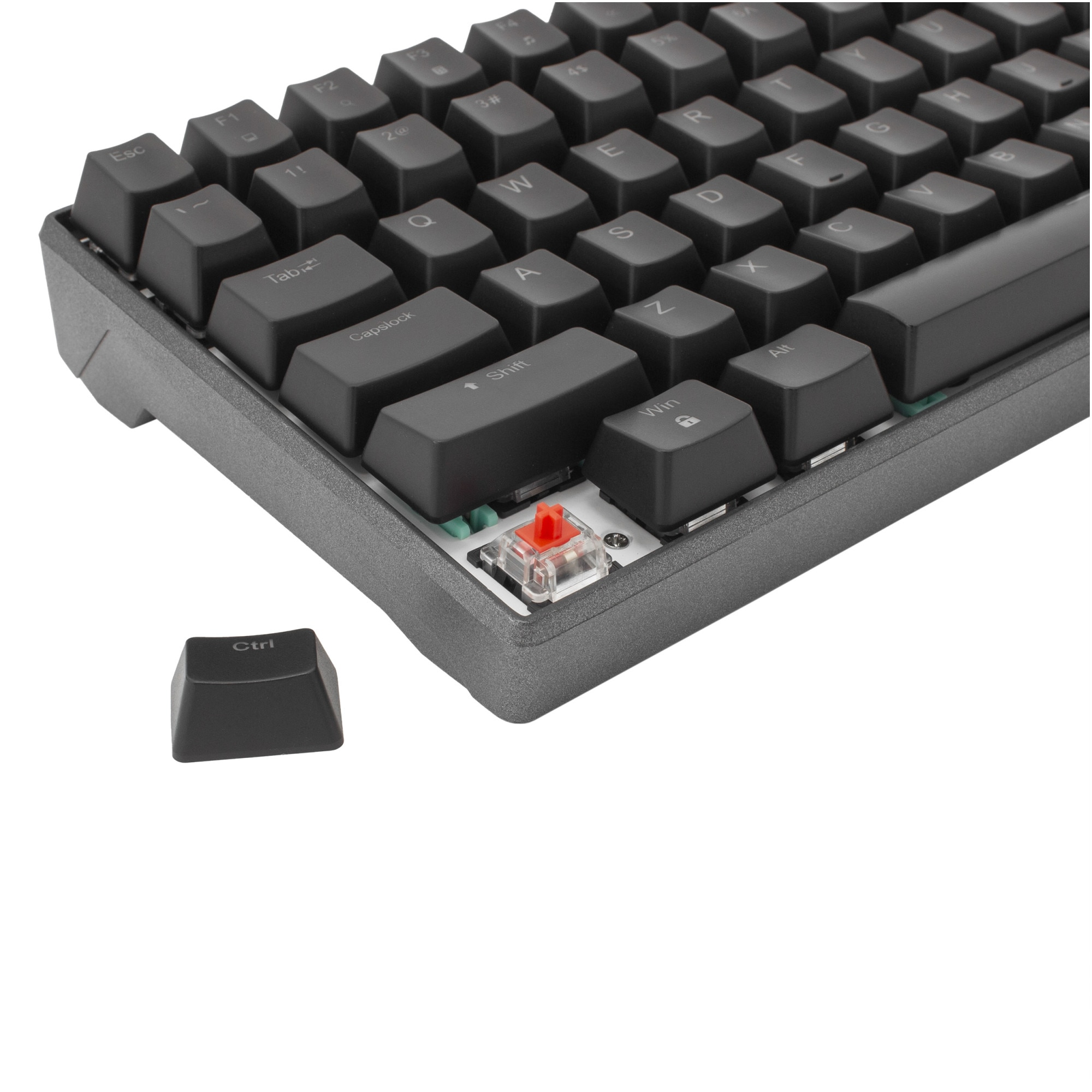Tastatura Mecanica Gaming cu fir White Shark KATANA, Red OUTEMU