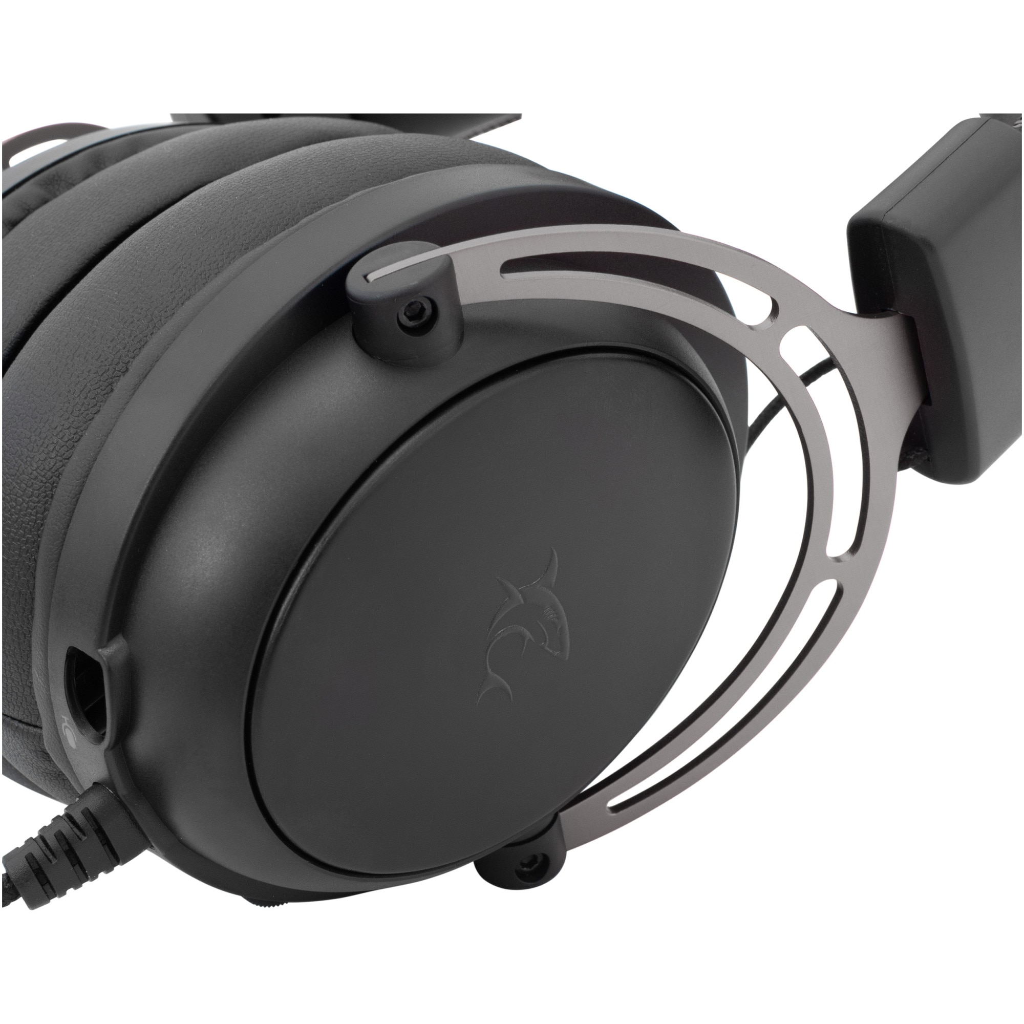 Casti Gaming cu fir White Shark GORILLA Over-Ear, Stereo, 53mm
