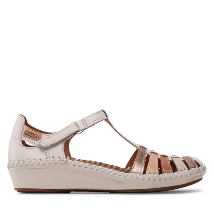 Дамски сандали Pikolinos, 301916789, Естествена кожа, Екрю