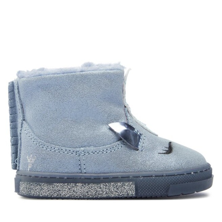 Botosei Primigi, 303239060, Piele intoarsa, Albastru celest