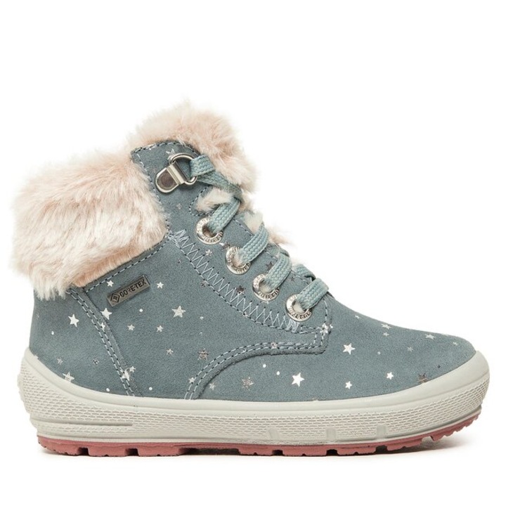 Superfit csizma, 303179038, velúr/textil, zöld