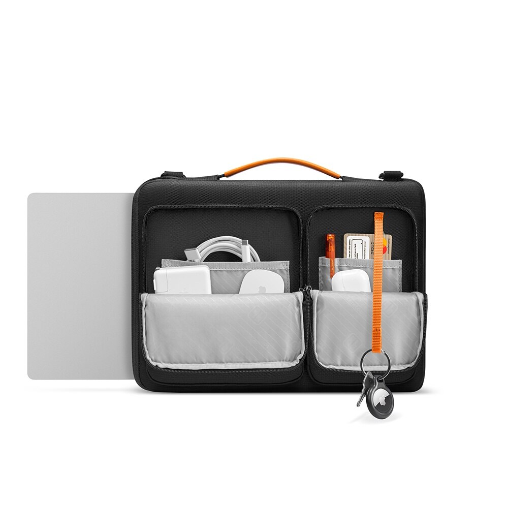 Servieta Practica Laptop 15", Future Safe, J17, Poliester, Deep Dark