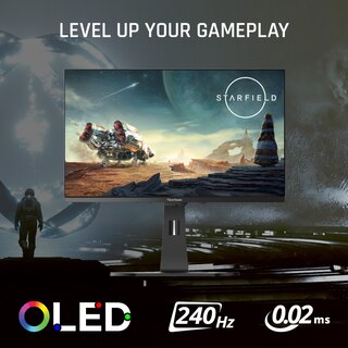 Monitor Gaming ViewSonic XG272-2K-OLED – 27 Pollici QHD, 240Hz, 0,02ms, FreeSync Premium, USB-C, Bianco