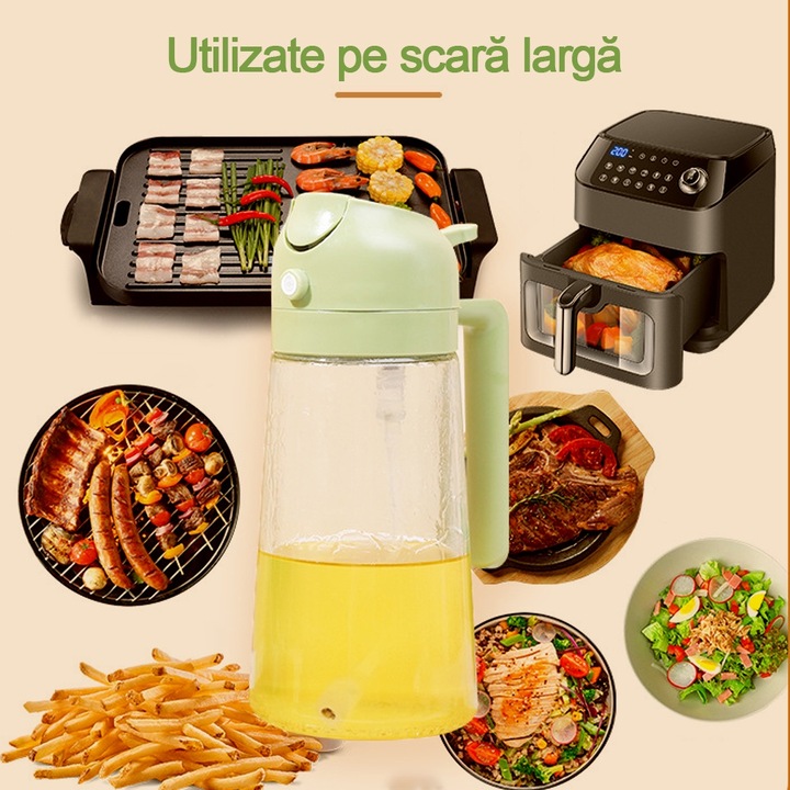 Oliviera, 2-in-1, sticla, 470ml, verde