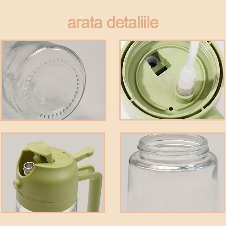 Oliviera, 2-in-1, sticla, 470ml, verde
